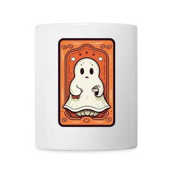 Carte de Tarot Orange Ghost - Mug blanc - blanc - Devant