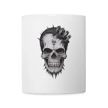 Cool Skull - Tasse - Weiß - Vorne