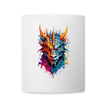 Coole Drache - Tasse - Weiß - Vorne