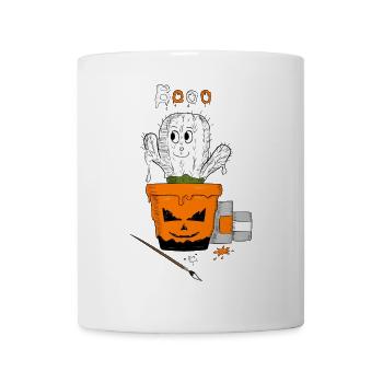 Halloween Cactus - Mug - white - Front