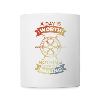 Vintage sailing - Mug - white - Front