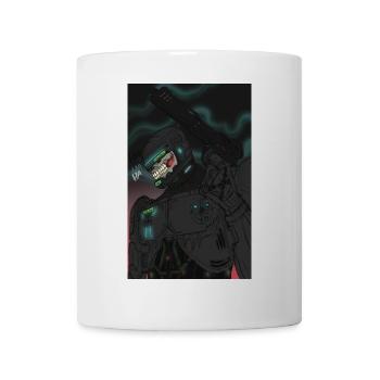 Cyborg mort - Mug blanc - blanc - Devant
