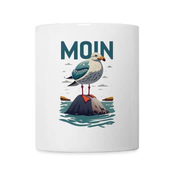 Moin Moin - Tasse - Weiß - Vorne
