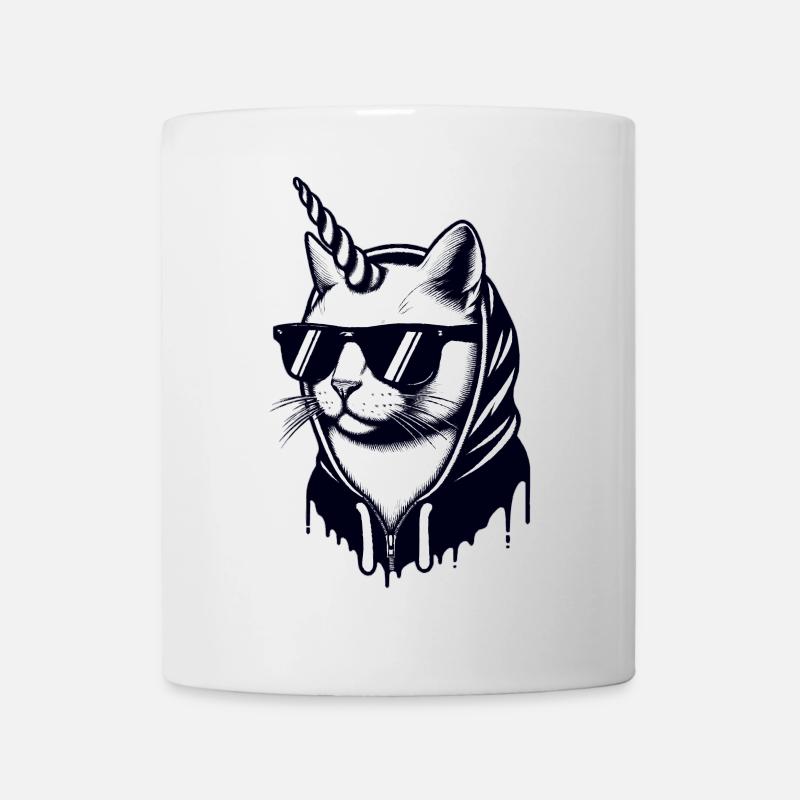 Uni-Cat-street - Mug blanc - blanc