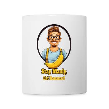 Bananen für Männer - Tasse - Weiß - Vorne