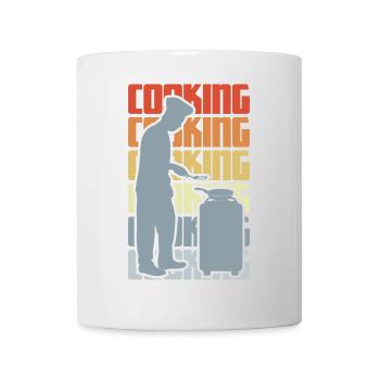 Vintage Kochen - Tasse - Weiß - Vorne