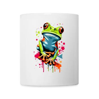 Grenouille - Rainette - Prince grenouille - Croaker - Mug blanc - blanc - Devant