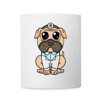 Doctor Dog Doctor Pug - Mug - white - Front