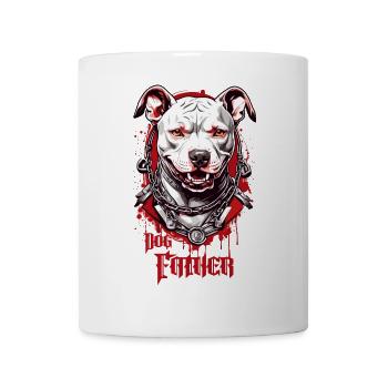 Dog breed pit bulls, dog father - Mug - white - Front