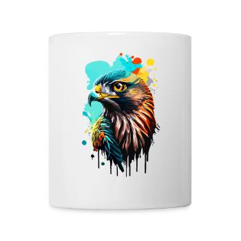 Faucon coloré - Faucon coloré - Autour des palombes - Mug blanc - blanc - Devant