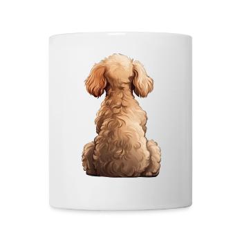 Caniche - Mug blanc - blanc - Devant