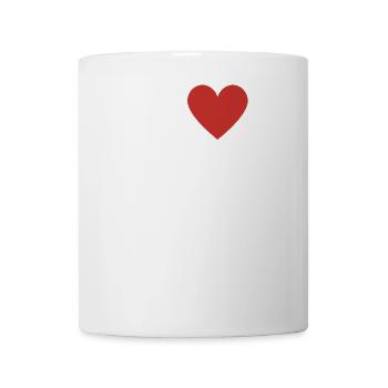 Ich liebe mein Fahrrad - Tasse - Weiß - Vorne