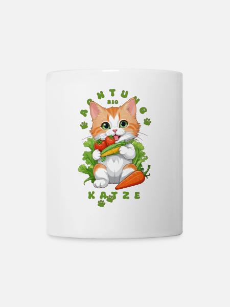 Bio Katze - Tasse - Weiß