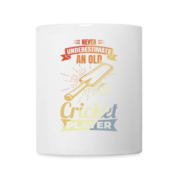 Grand-père de cricket - Mug blanc - blanc - Devant
