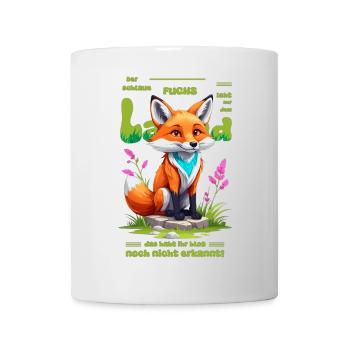 Der schlaue Fuchs vom Land - Tasse - Weiß - Vorne