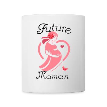 Future maman - Mug blanc - blanc - Devant