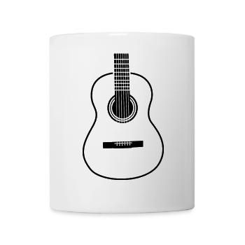 Guitar Drawing - Mug - white - Front
