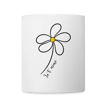 VALENTINE'S DAY. Bachelorette party. I LOVE YOU. I LOVE YOU. LOVE - Mug - white - Front