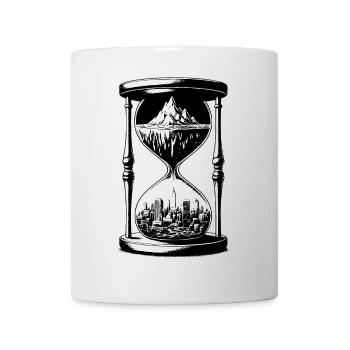 sablier16 - Mug blanc - blanc - Devant