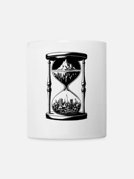 hourglass16 - Mug - white