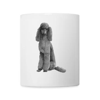 Caniche Caniche Grand Black King Standard - Mug blanc - blanc - Devant