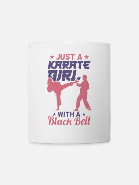 Fille de karaté - Mug blanc - blanc