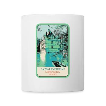 Château d'Azay-le-Rideau: Charm and Elegance - Mug - white - Front