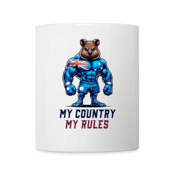 Quokka Australien Held - Tasse - Weiß - Vorne