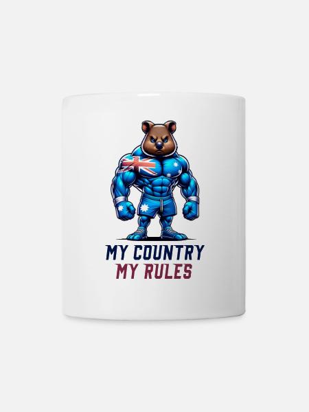 Quokka Australien Held - Tasse - Weiß