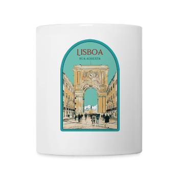 Illustration Arch Augusta Street, Lisbon - Mug - white - Front