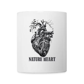 Nature Heart Heart with Root Tree - Mug - white - Front