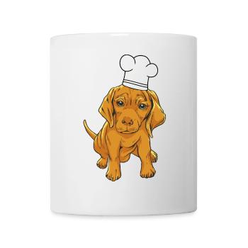 Chef chef hat dog - Mug - white - Front