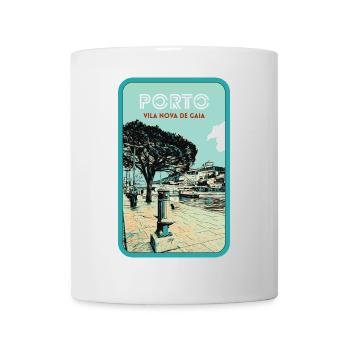 Vila Nova de Gaia: Vue sur Porto - Mug blanc - blanc - Devant