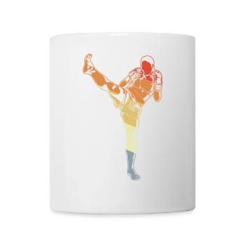 Vintage Kickboxing Girl - Mug - white - Front