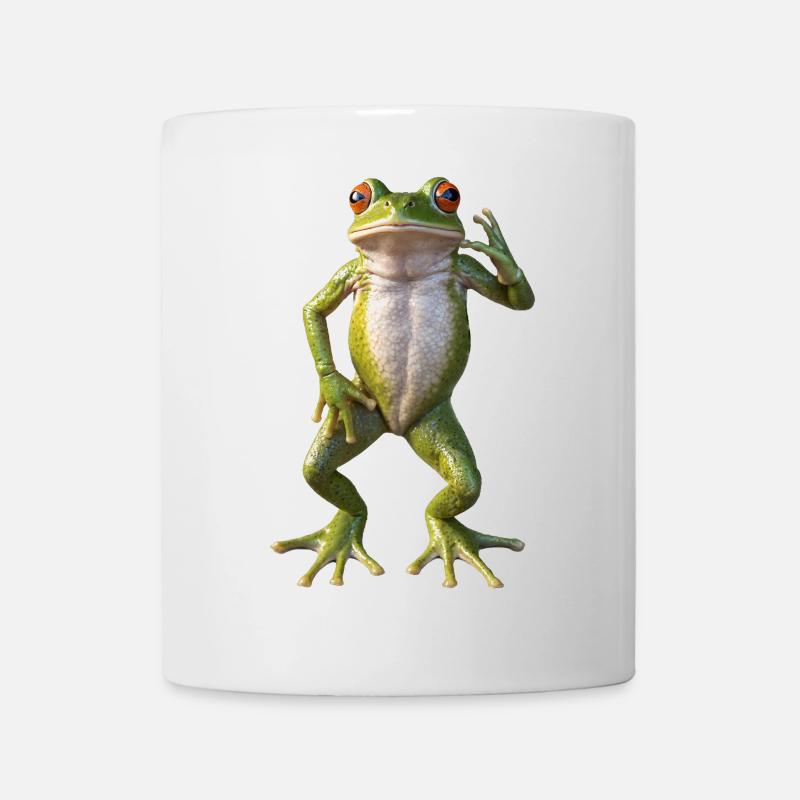 Grenouille dansante - Mug blanc - blanc