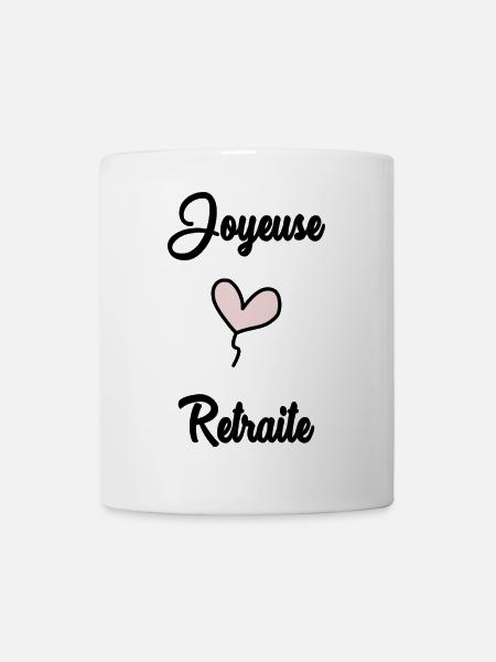 RETRAITE. JOYEUSE RETRAITE - Mug blanc - blanc