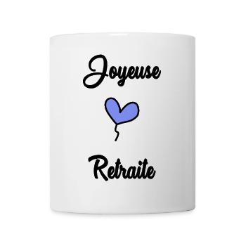RETRAITE. BONNE RETRAITE - Mug blanc - blanc - Devant
