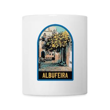 Picturesque alley, old town, Albufeira - Mug - white - Front