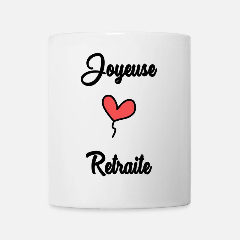 RETRAITE. RETRAITE. RETRAITEE. RETRAITE - Mug blanc - blanc