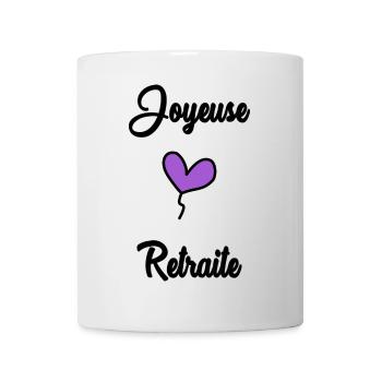 RETRAITE. RETRAITE. RETRAITEE. SENIOR. MAMIE. PAPY - Mug blanc - blanc - Devant