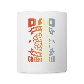 Father of the most fantastic cheerleader - Mug - white - Front
