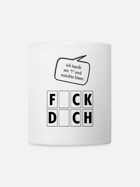 Ich kaufe ein I und möchte lösen - Tasse - Weiß