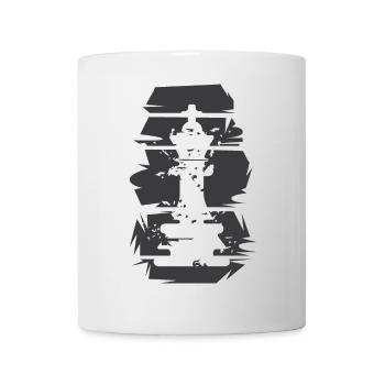 Chess King Club utilisé Look Illustration joueur - Mug blanc - blanc - Devant