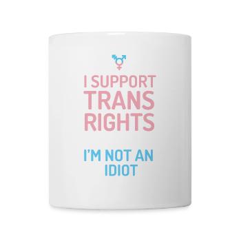 I Support Trans Rights - Mug - white - Front