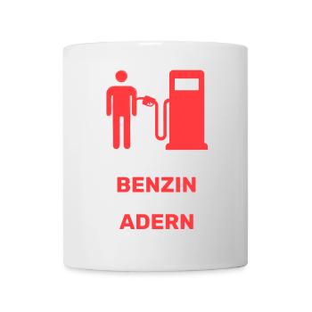 Gasoline Statement Refueling Petrol Pump Gas Station - Mug - white - Front