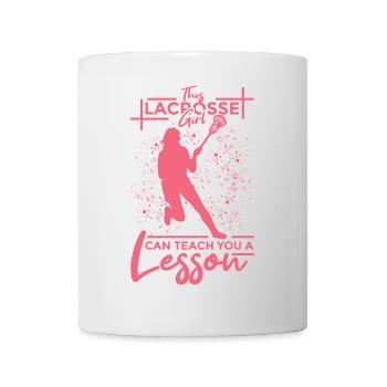Lacrosse Girl - Mug - white - Front