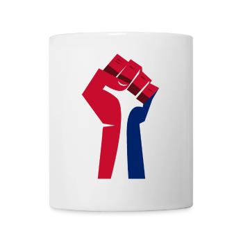 The Raised Fist (Red, White, Blue) - Mug - white - Front