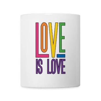 LGBTQ Pride Month - Love is Love - Mug - white - Front
