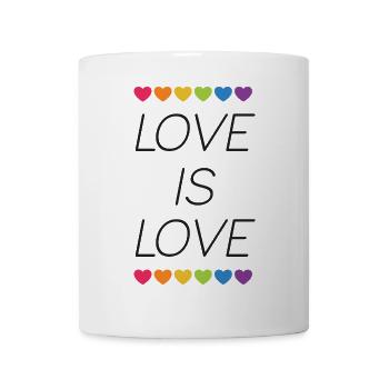 LGBTQ Pride Month - Love is Love - Mug - white - Front