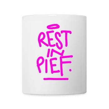 REPOS À PIEF (R.I.P.) - Mug blanc - blanc - Devant